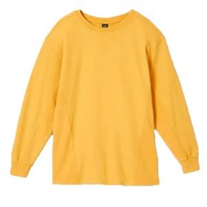 NEW Wild Fable Women's Size XS LS Long Sleeve Thermal T-Shirt - Mustard Yellow